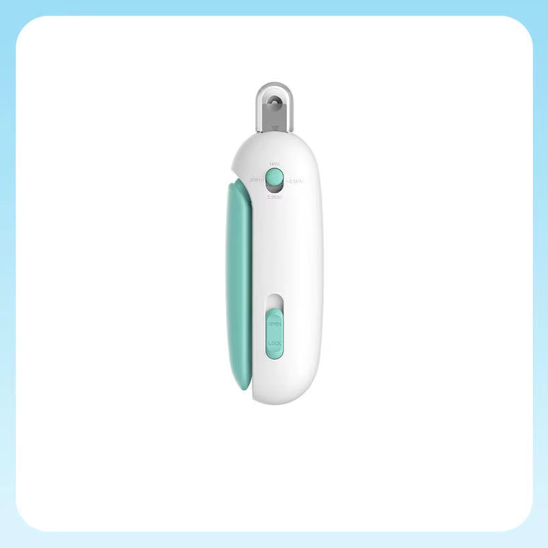 🐾 Adjustable Cat Nail Clipper with Safety Lock – Ergonomic Design and Splash Guard